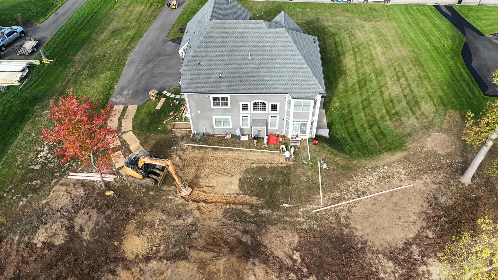 Dig / Frame — Pro Pool Experts build process